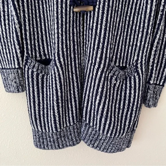 Gap Cardigan Sweater Medium Cardigan Long Navy Cottagecore Coastal Grandma - Picture 3 of 14